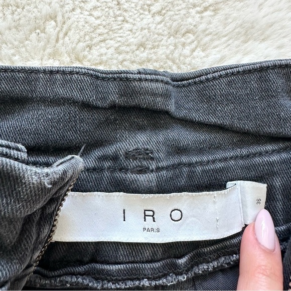 IRO women jeans shorts size 36 EU or 6 US - Picture 3 of 6